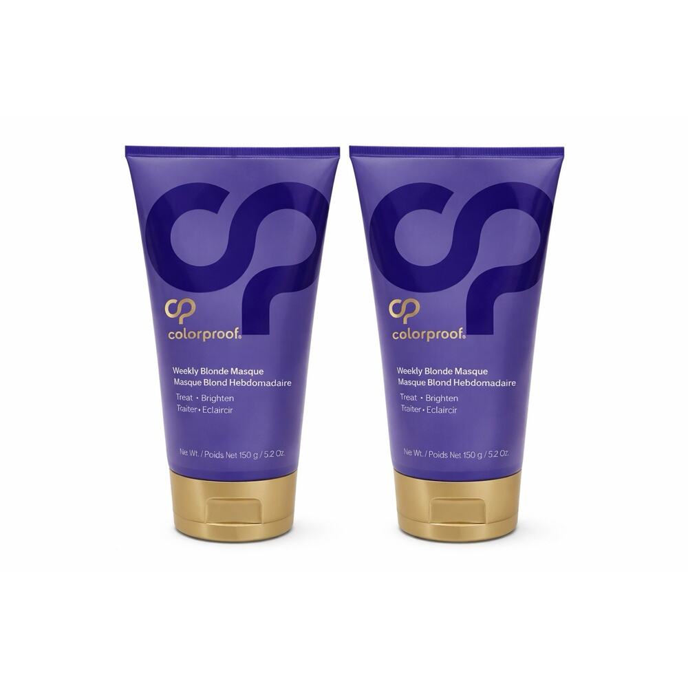 Colorproof Weekly Blonde Masque Brightening Hair Treatment 5.2oz Lot of 2